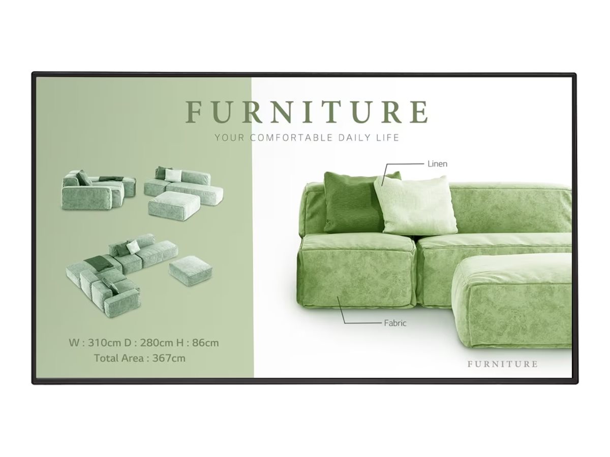 LG 55UM5N-H UM5N-H Series - 55" with Integrated Pro:Idiom LED-backlit LCD display - 4K - for digital signage