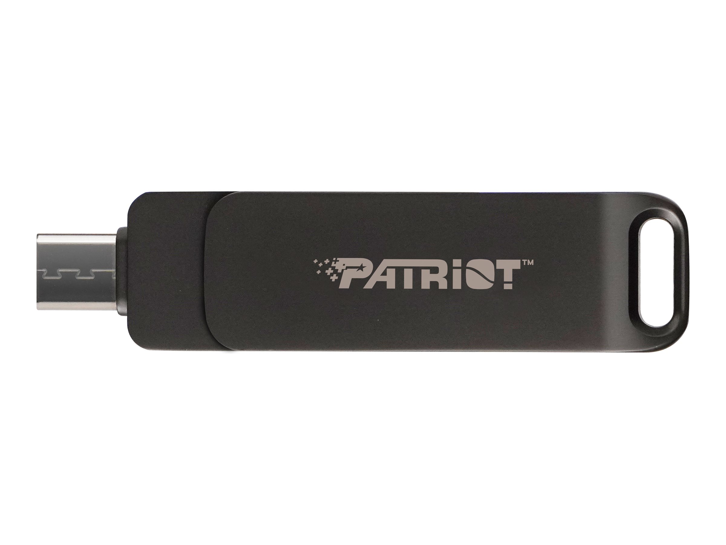 Patriot Supersonic Rage R550 512GB USB 3.2 Gen 1 / USB-C USB stick Sort