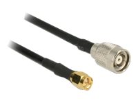 DeLOCK Antennekabel Koaksial 2.5m Sort Sort