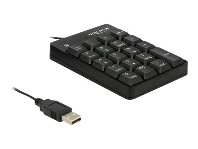 DeLOCK USB Keypad 19 keys black
