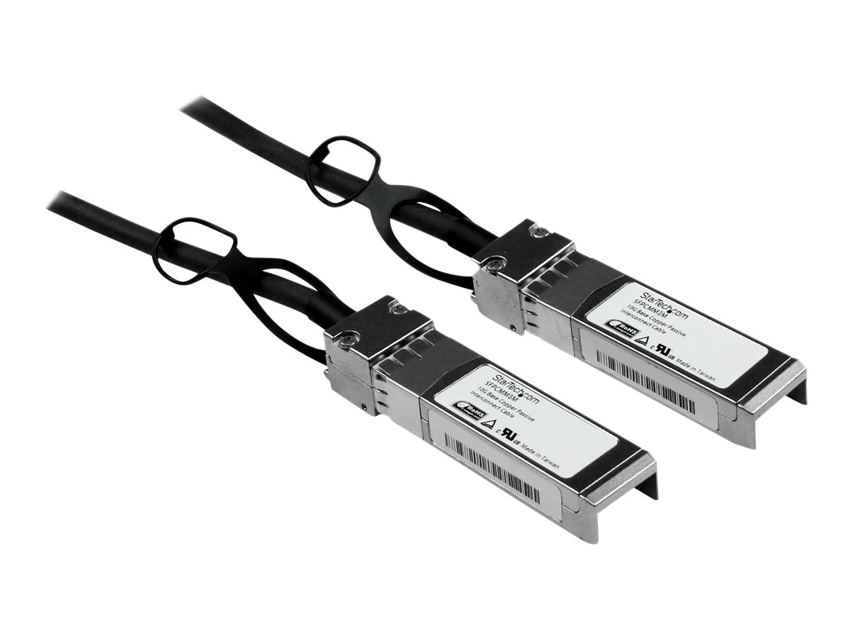 StarTech.com 3m 10G SFP to SFP Direct Attach Cable for Cisco SFP-H10GB-CU3M - 10GbE SFP Copper DAC 10Gbps Passive Twinax Dobbelt-axial 3m Direkte