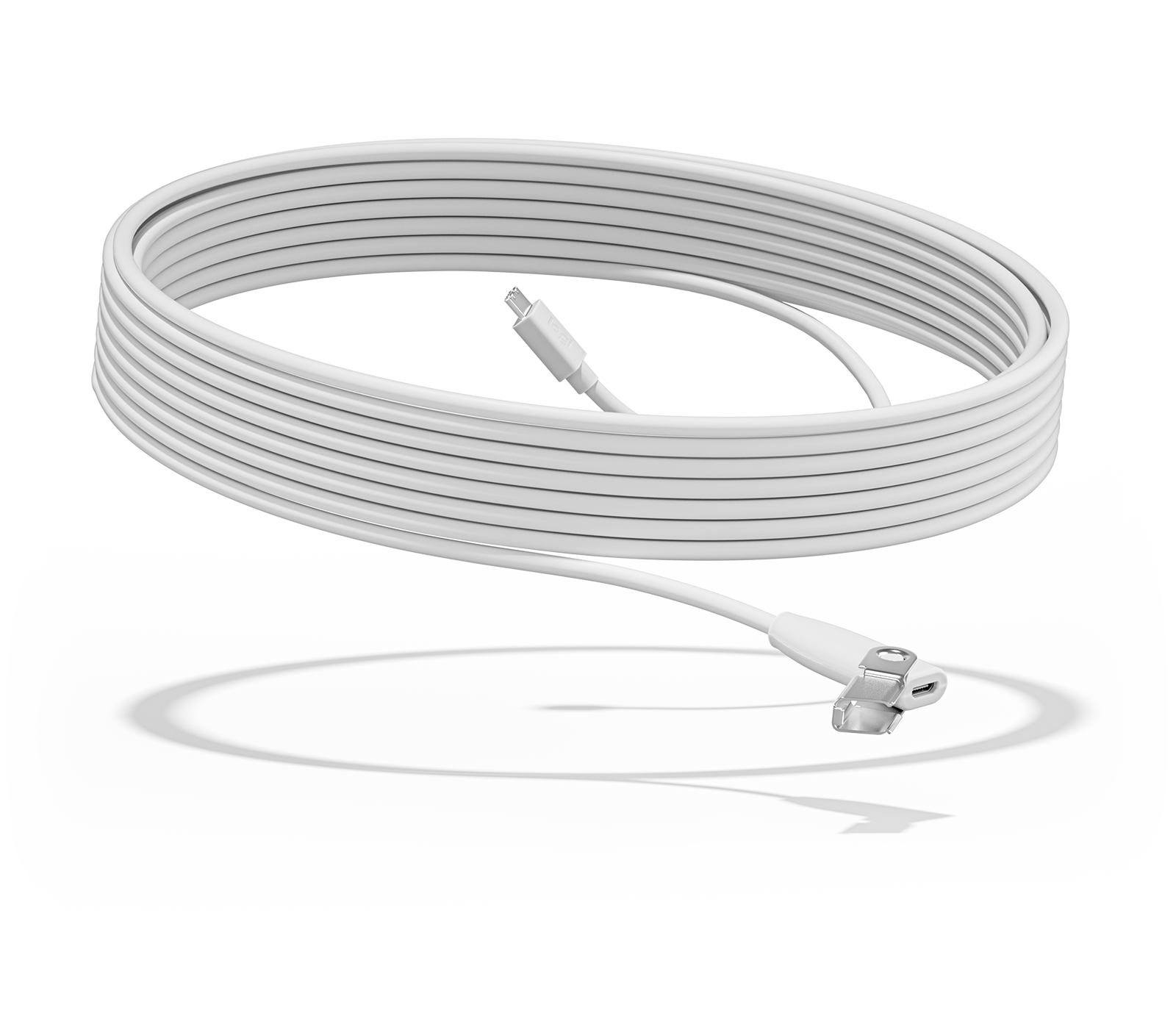 Logitech Rally Mic Pod Extension Cable - Forlængerkabel til mikrofon - 10 m - plenum - for Rally Mic Pod  Rally Bar, Bar Mini, Plus  Room Solution Large