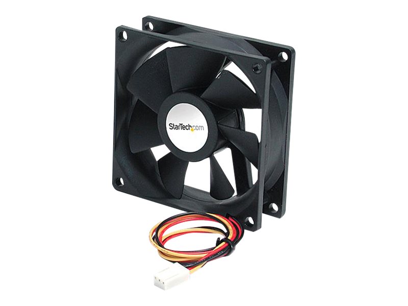 StarTech.com 92x25mm Ball Bearing Quiet Computer Case Fan w/ TX3 Connector - 3 pin case Fan - TX3 Fan - 90mm Fan (FAN9X25TX3L) Ventilationspakke for