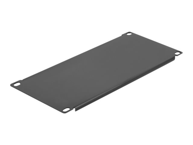 Delock - Rack blind cover panel - sort - 3U - 10