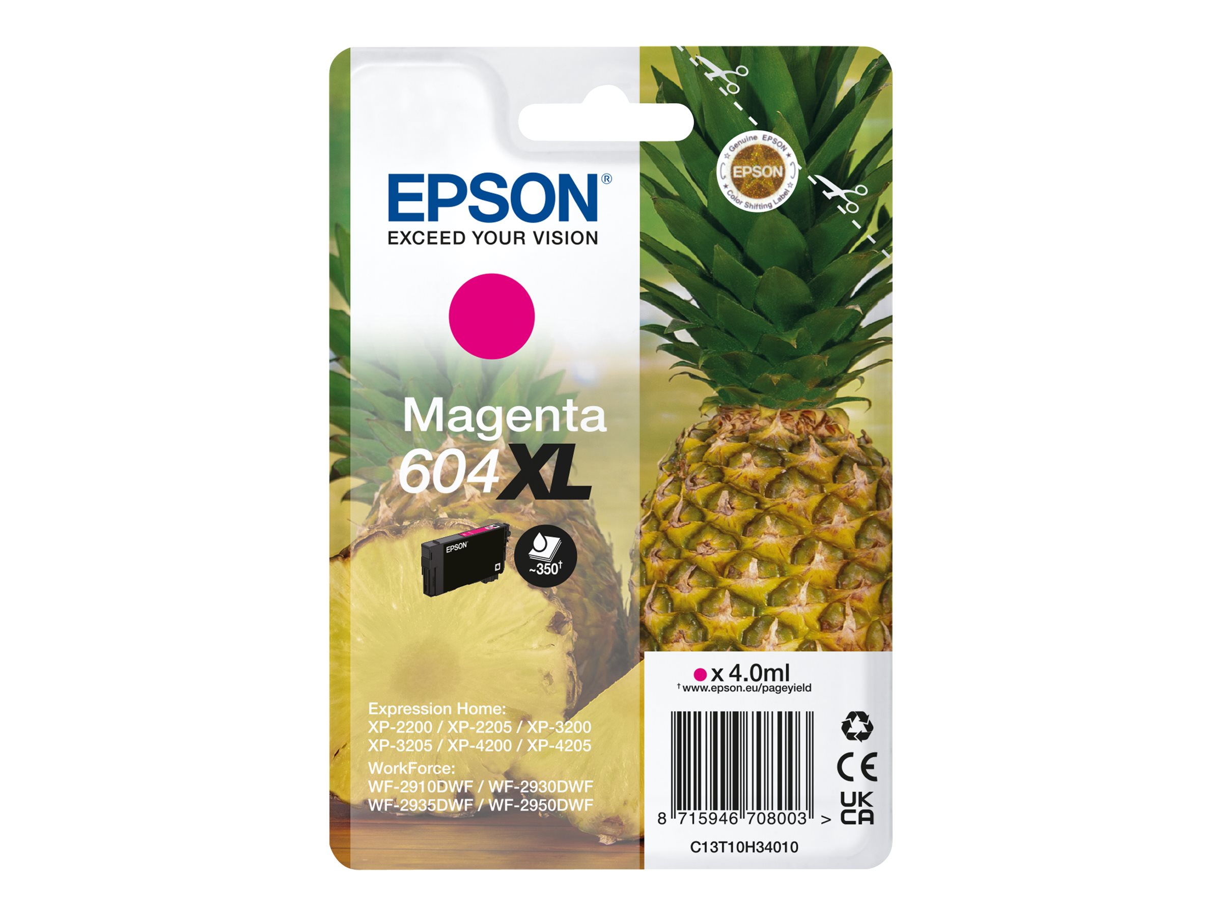 Epson 604XL Singlepack - XL - magenta - original - ink cartridge