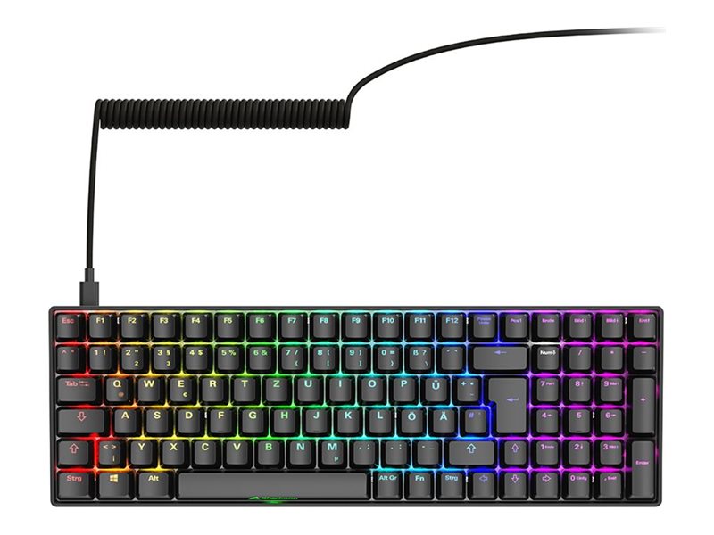 Sharkoon SKILLER SGK50 S2 Tastatur Mekanisk RGB Kablet Tysk