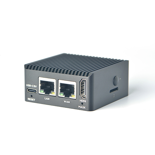 FriendlyELEC NanoPI R5C Dual25G ETH 4GB RAM 32GB combo m. case og WiFi