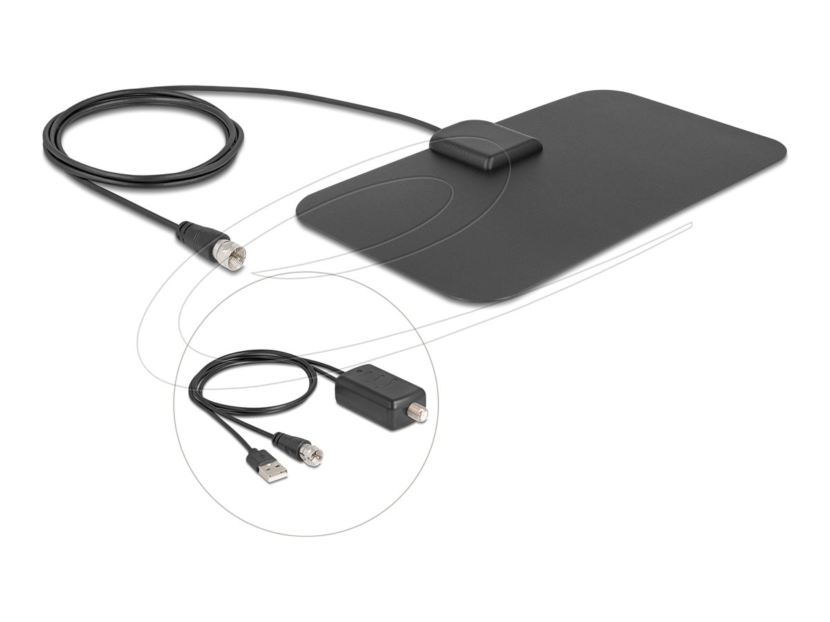 Delock Antenne Sort 470 - 860 MHz 174 - 230 MHz