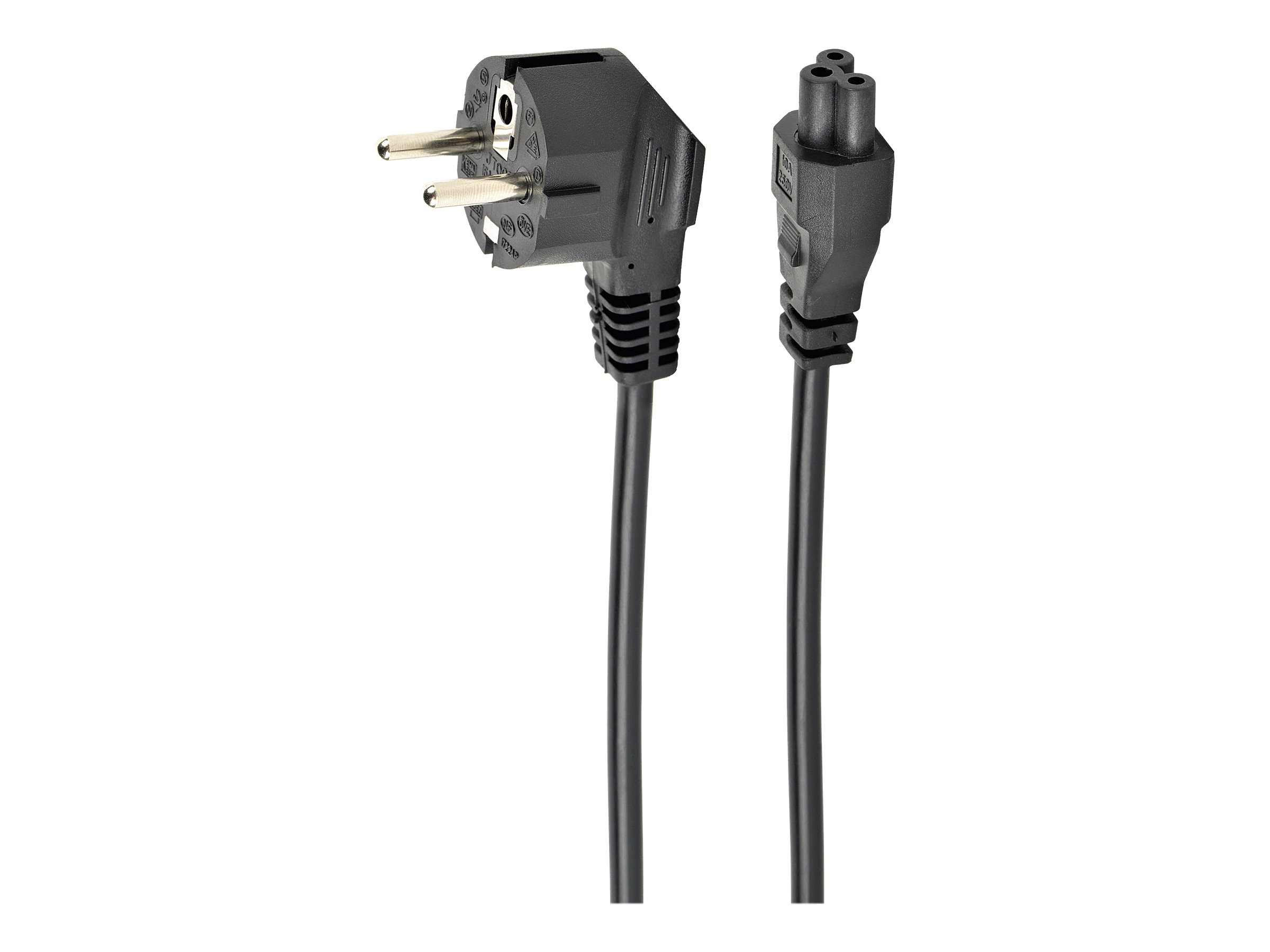 Strømkabel 3 m - Gembird CEE 7/7 til C5 (sort)