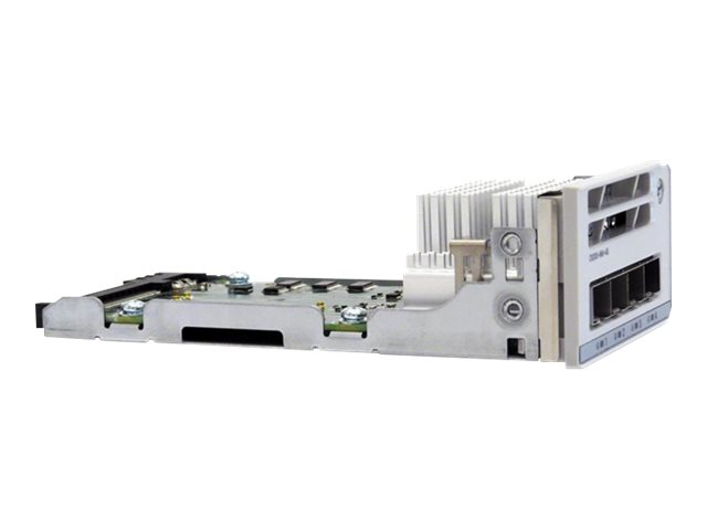 Cisco Catalyst 9200 Series Network Module - Ekspansionsmodul - Gigabit Ethernet x 4 - for P/N: C9200-24PB-1A, C9200-48PL-1A, C9200-48PL-A++, C9200L-24P-4G-E-WS, C9200L-48T-4G-E-WS