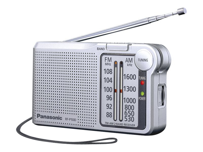 Panasonic RF-P150DEG-S Private Radio Silver - AM/FM - Mono
