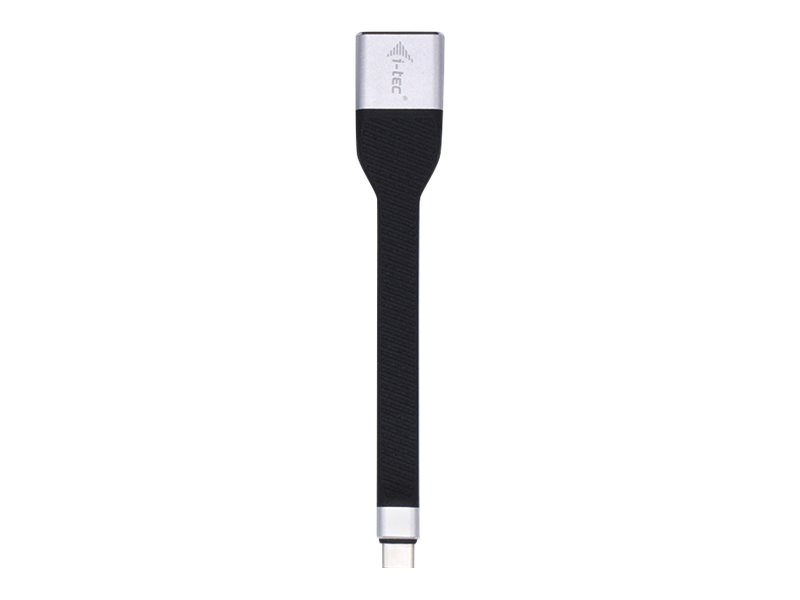 i-Tec USB-C Flat DP Adapter 4K/60 Hz Videoadapterkabel 11.5m Sort