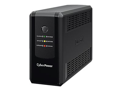 CyberPower UT Series UT650EG - UPS - AC 230 V - 360 Watt - 650 VA - output-stikforbindelser: 3 - sort