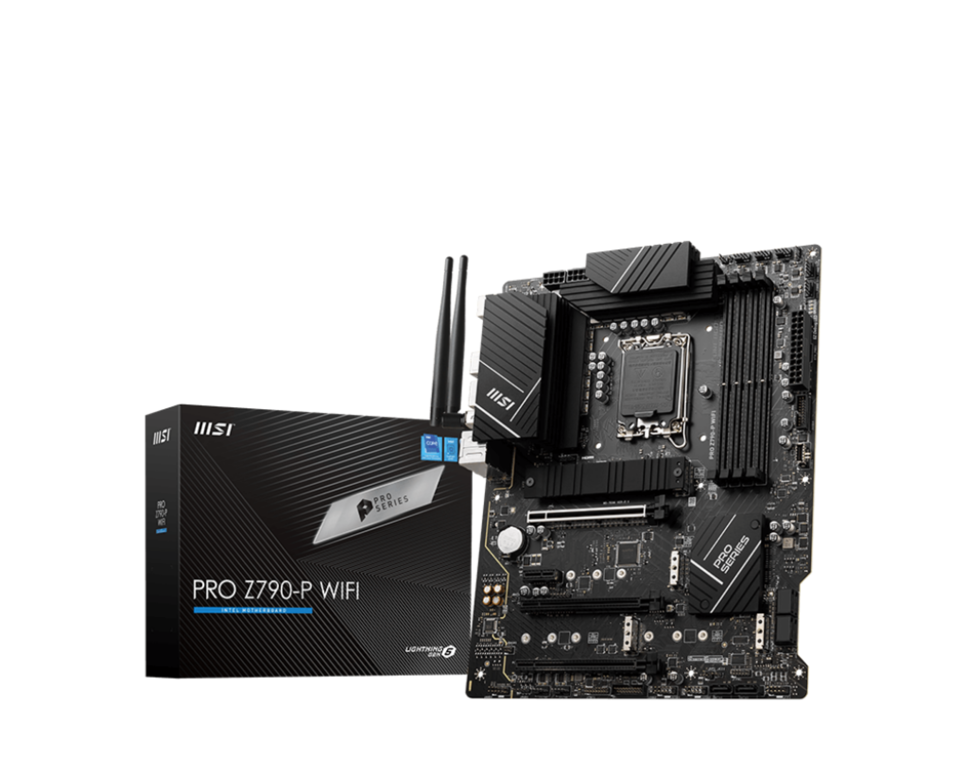 MSI PRO Z790-P WIFI Bundkort - Intel Z790 - Intel LGA1700 - DDR5 RAM - ATX