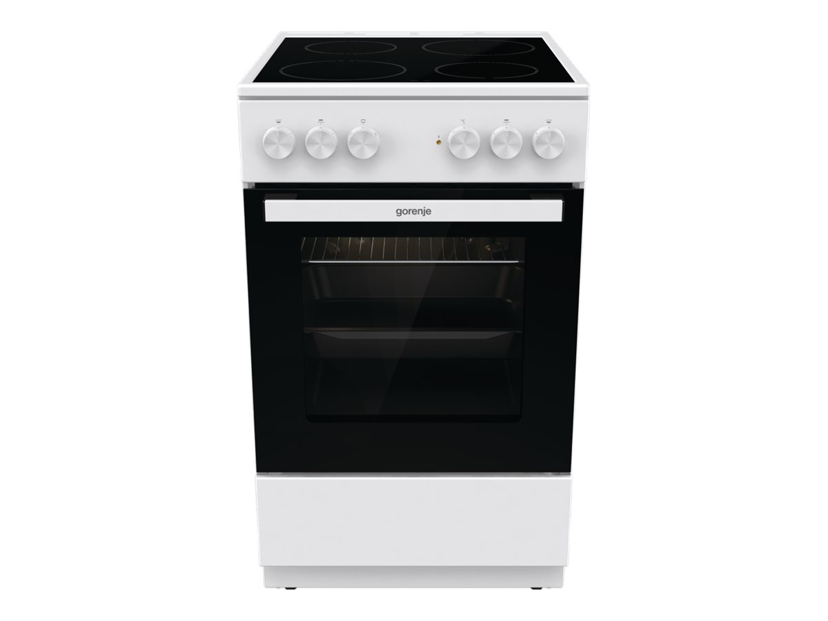 Gorenje G400 Hvid Elektrisk ovn 68liter Komfur Keramisk kogeplade