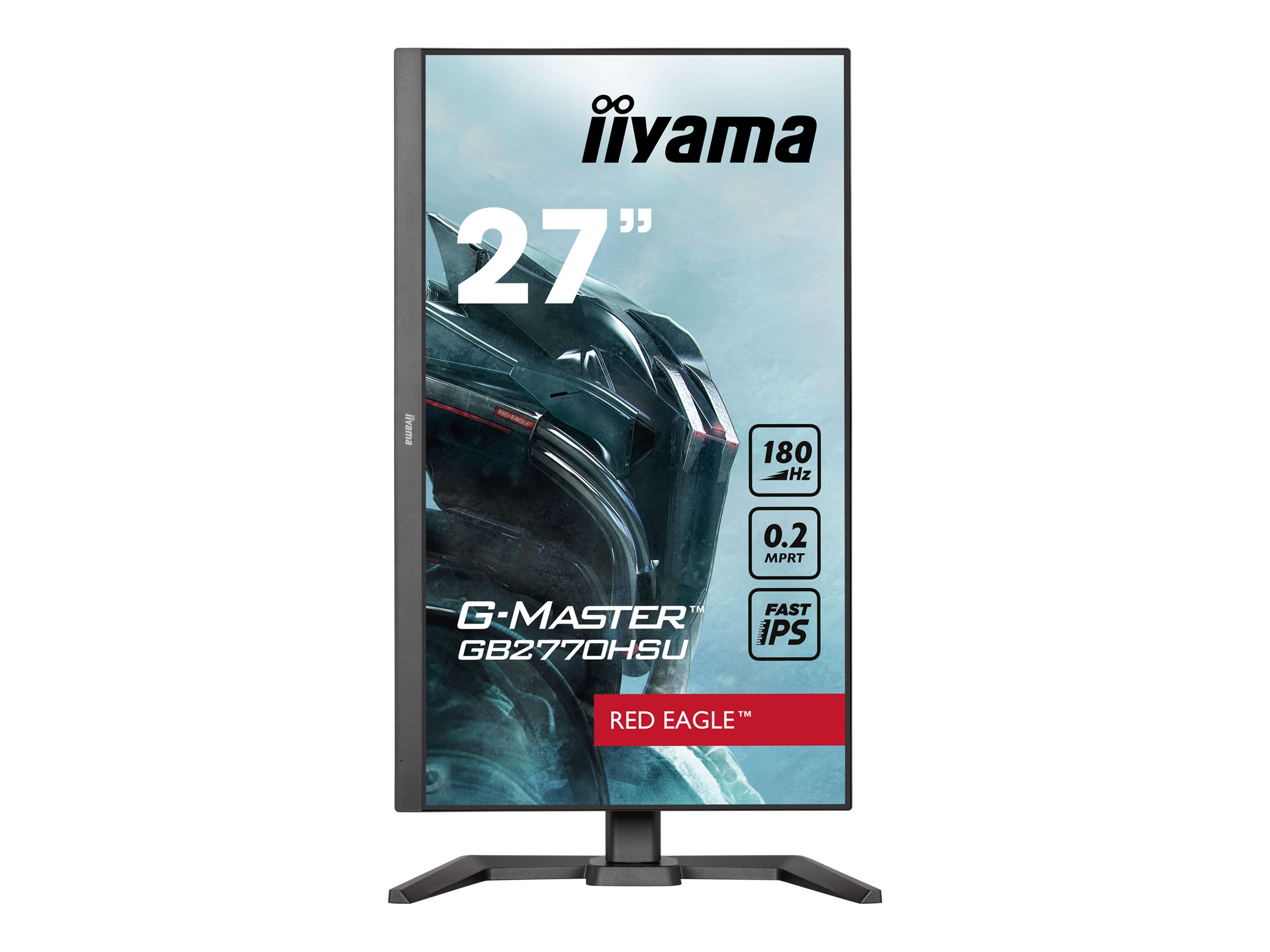 iiyama G-MASTER Red Eagle GB2770HSU-B6 27" Fast IPS 1920 x 1080 (Full HD) HDMI DisplayPort 180Hz