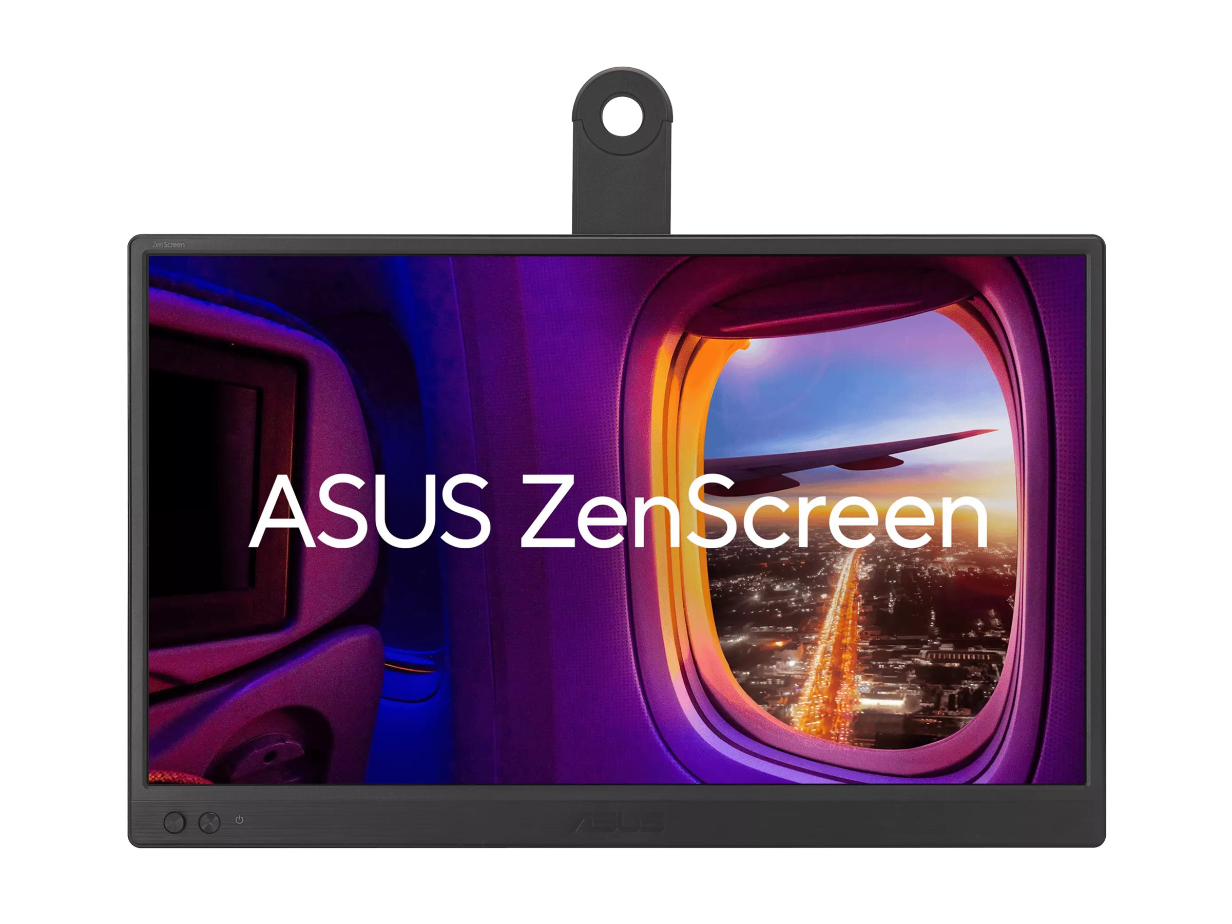 ASUS ZenScreen MB169CK - LED-skærm - 16 (15.6 til at se) - bærbar - 1920 x 1080 Full HD (1080p) @ 60 Hz - IPS - 250 cd/m² - 800:01:00 - 5 ms - Mini HDMI, 2xUSB-C - sort
