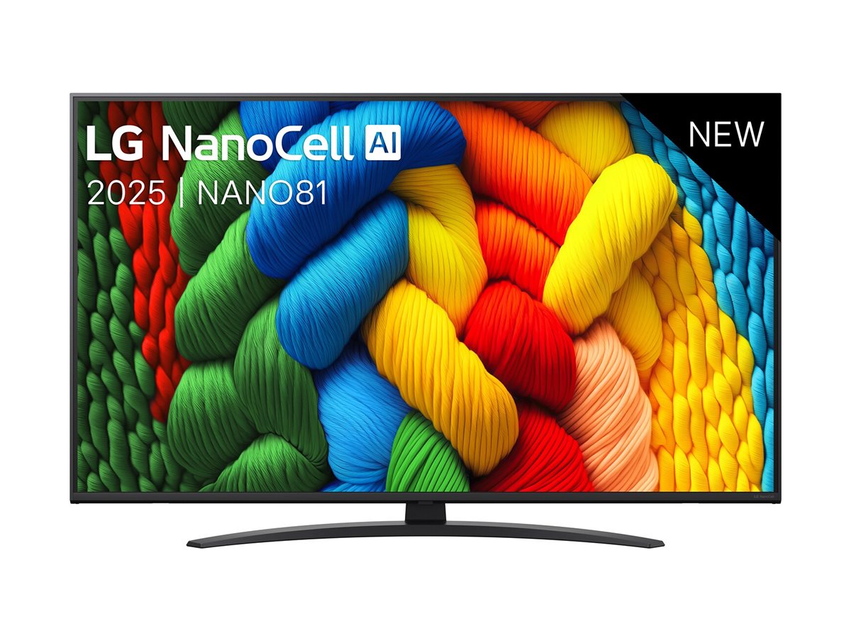 LG 50NANO81A6A - 50 Diagonal klasse Nano81 Series LED-bagbelyst LCD TV - Smart TV - webOS - 4K UHD (2160p) 3840 x 2160 - HDR - Direct LED, Nano Cell