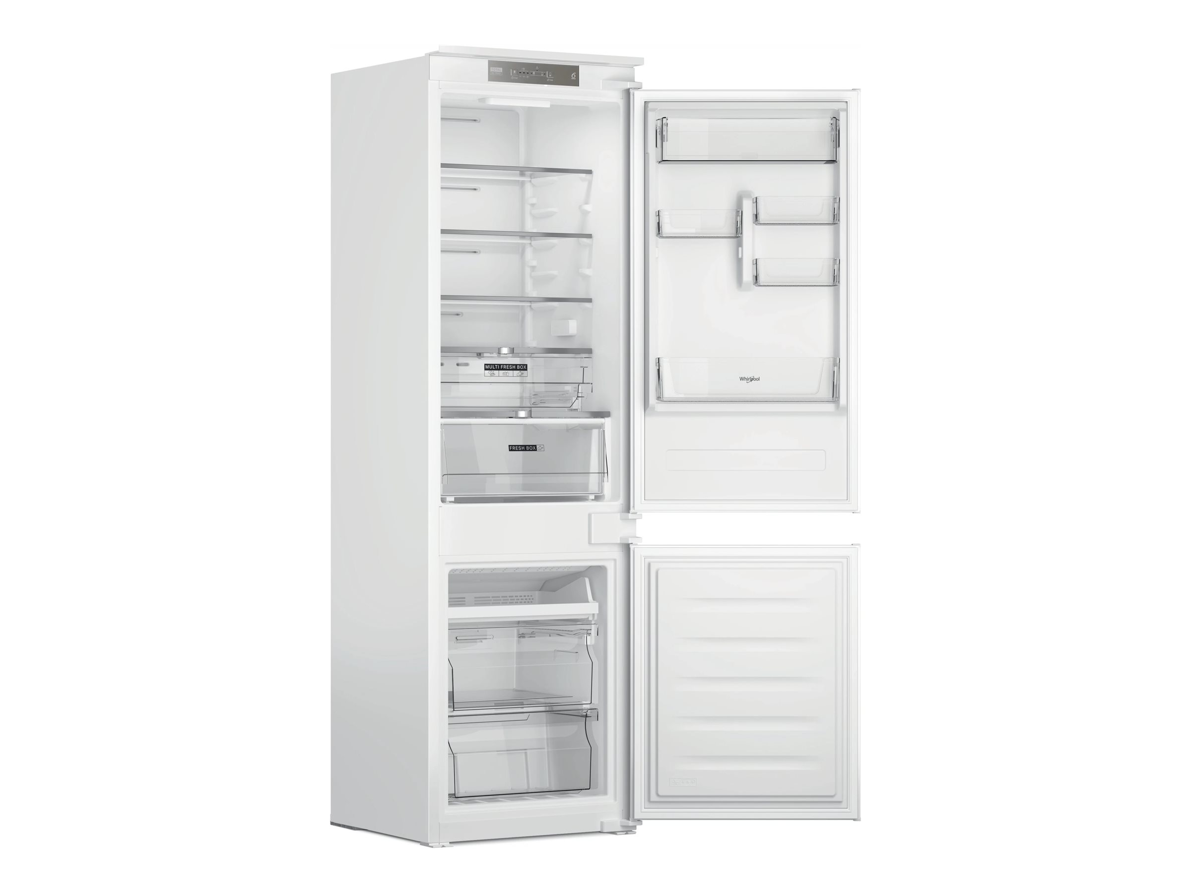 Whirlpool Kølefryseskab 182liter E 68liter Til indbygning Hvid