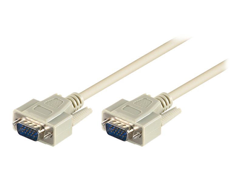 Pro VGA (15pin) - Skærmkabel - 3m - Hvid