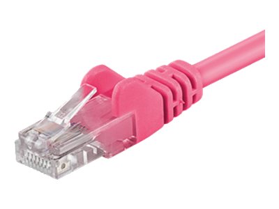 Goobay Netværkskabel CAT 6, U/UTP, magenta kobberbeklædt aluminiumleder (CCA), 2 m