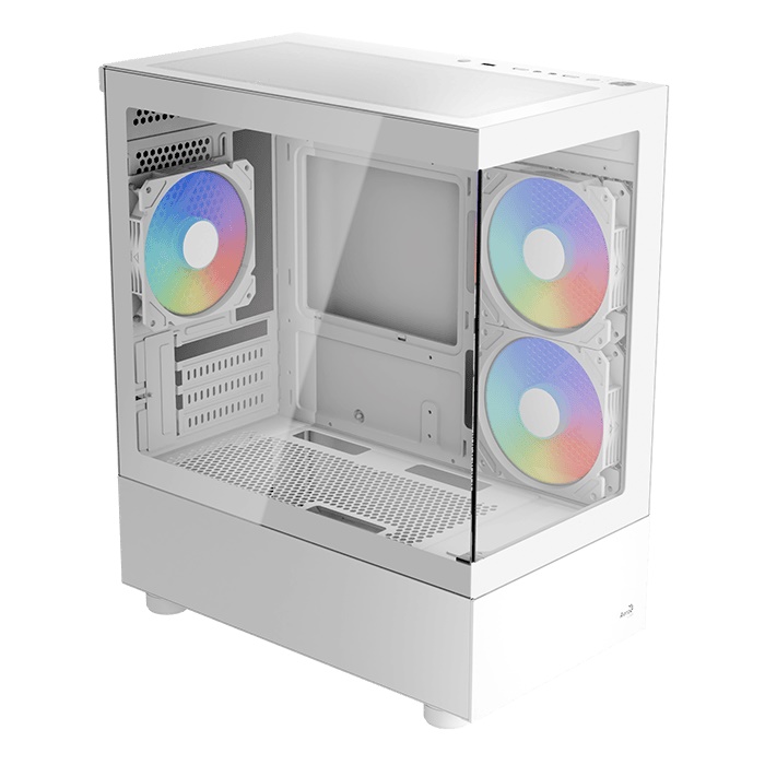 Aerocool Viewport Mini-G-WT-v4 ARGB Mini Tower ATX Hvid