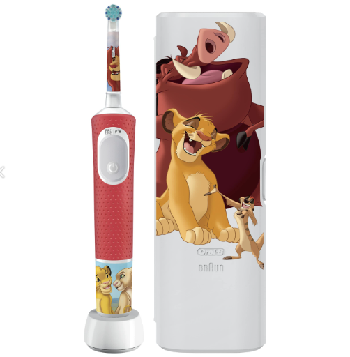 Oral-B Electric Toothbrush Vitality PRO Kids 3+ Lion King Rechargeable For children Number of brush heads included 1 Number of teeth brushing modes 2