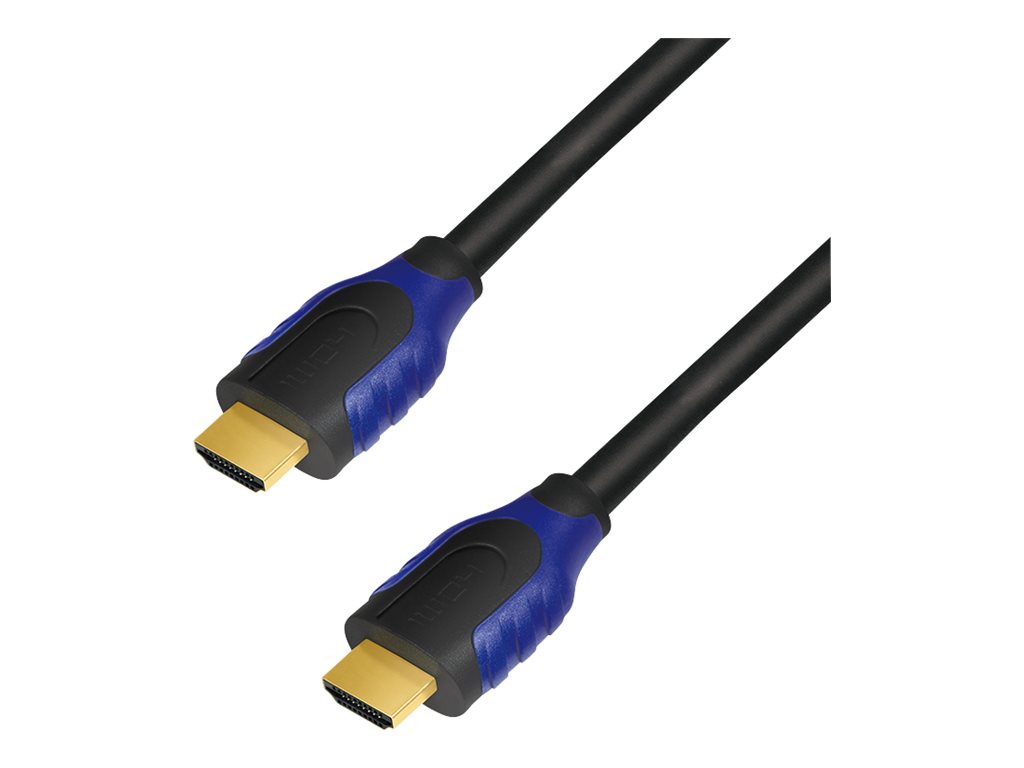 LogiLink High Speed with Ethernet HDMI-kabel med Ethernet 5m Sort