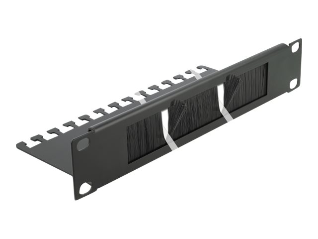 Delock Cable Management Brush Strip with Cable Support Plate Sort