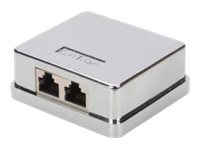 Digitus Overflademonteret Kontakt Med 2 Porte