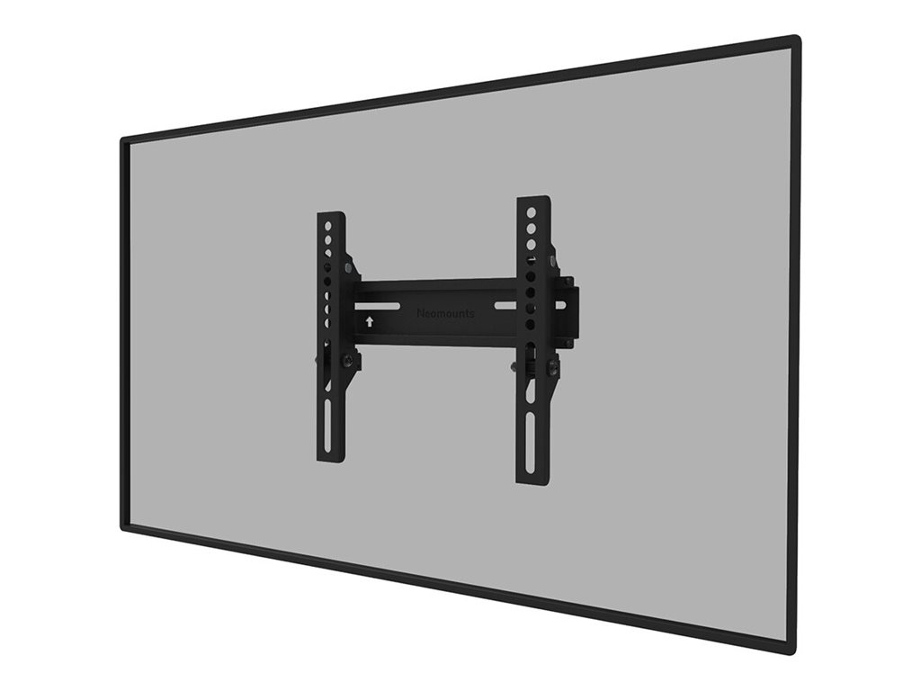 Neomounts WL30-350BL12 - mounting kit - fixed - for flat panel - black - Maks 30 kg - Maks størrelse 55"