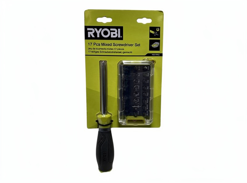 Ryobi RSD17PCS Skruetrækker med bitsæt 17 Dele