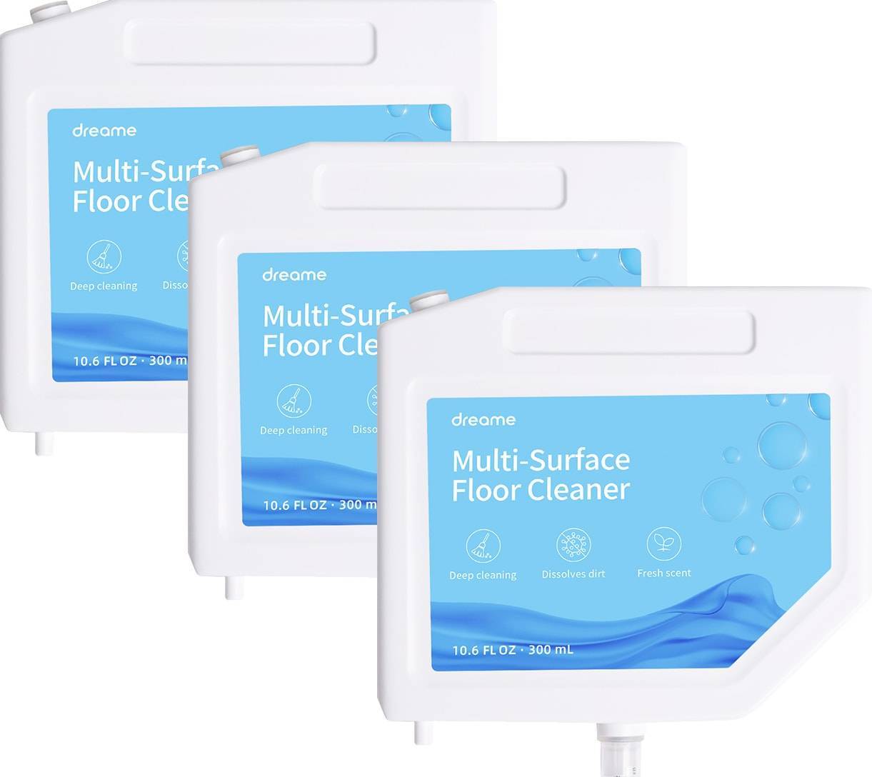 Dreame Dreame Multi-Surface Floor Cleaner 3x300 ml L10s Ultra 20010100000329 Modsvarer: N/A