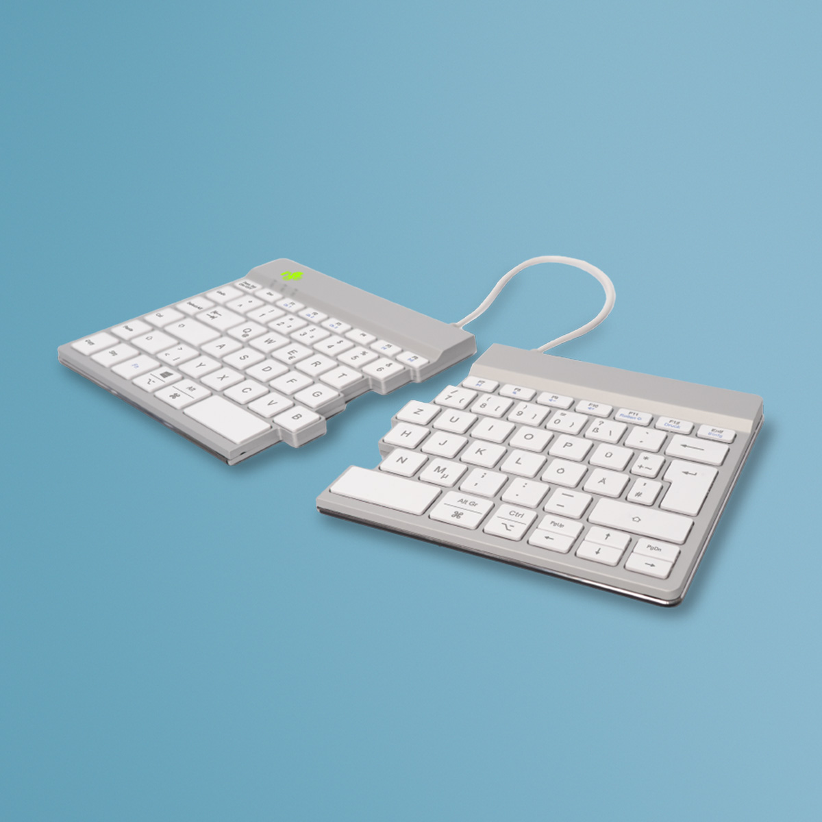 R-Go Ergonomic Keyboard Split break Tastatur Saks Trådløs Tysk