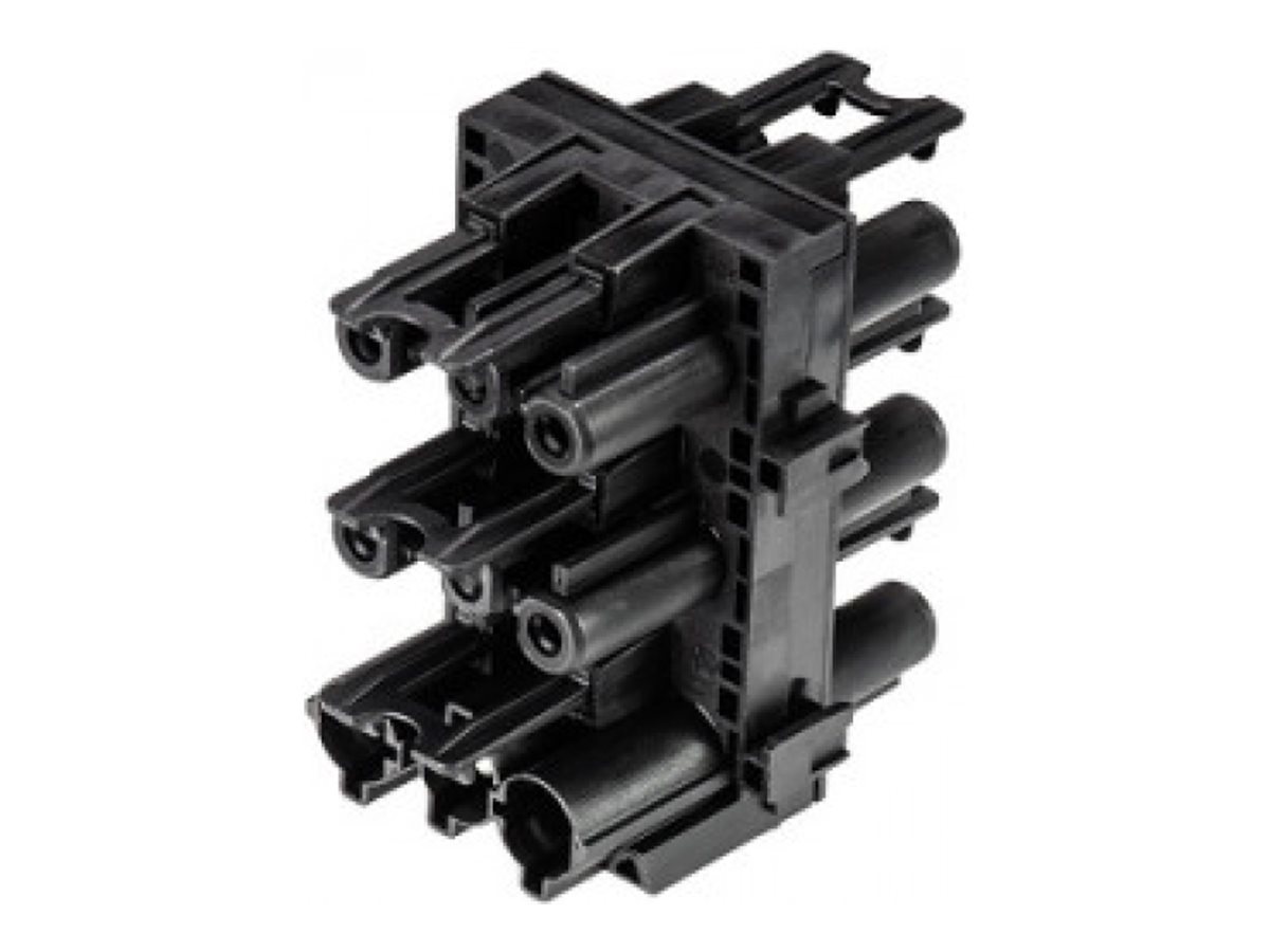 Bachmann Strøm GST18i3 (male) - Strøm GST18i3 (female) Sort Strømforsyningsadapter