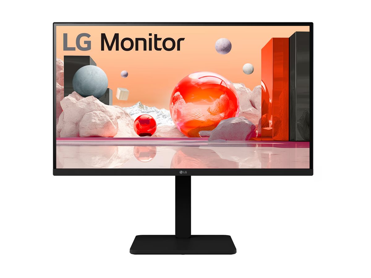 LG 27BA550-B - LED-skærm - 27 - 1920 x 1080 Full HD (1080p) @ 100 Hz - IPS - 250 cd/m² - 1300:1 - 5 ms - HDMI, VGA, DisplayPort - højtalere - sort