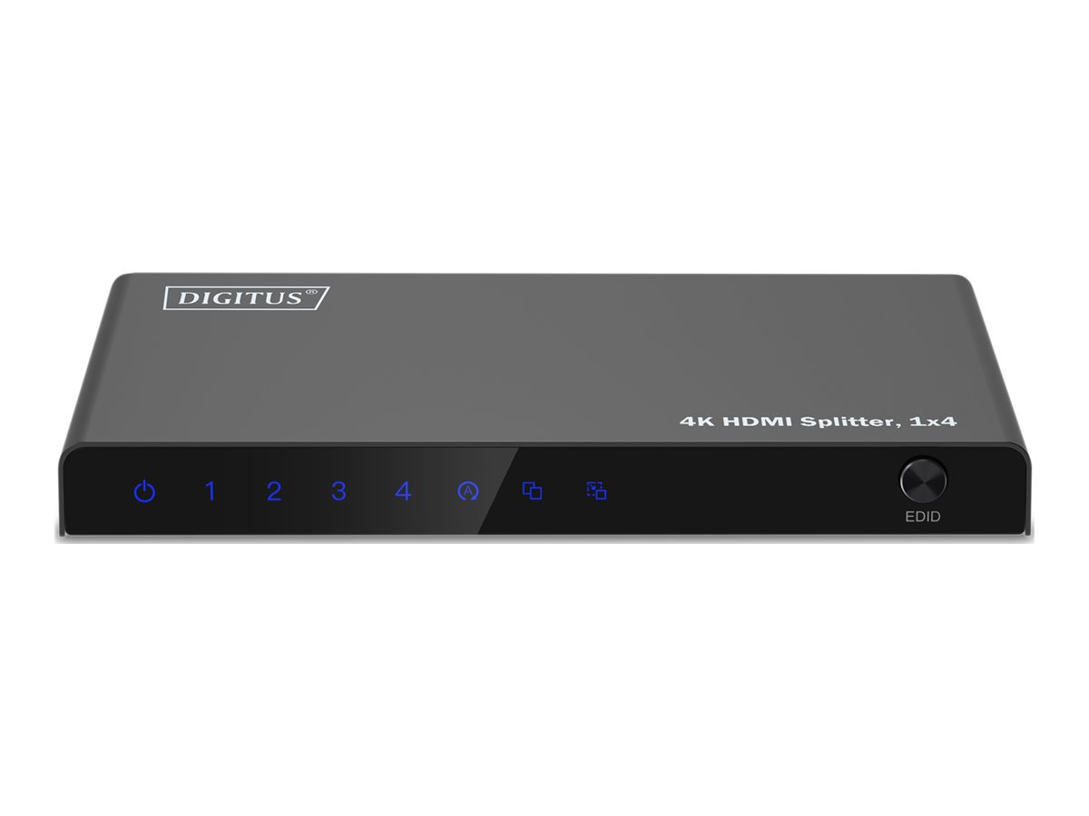DIGITUS Video-/audiosplitter 4 porte HDMI