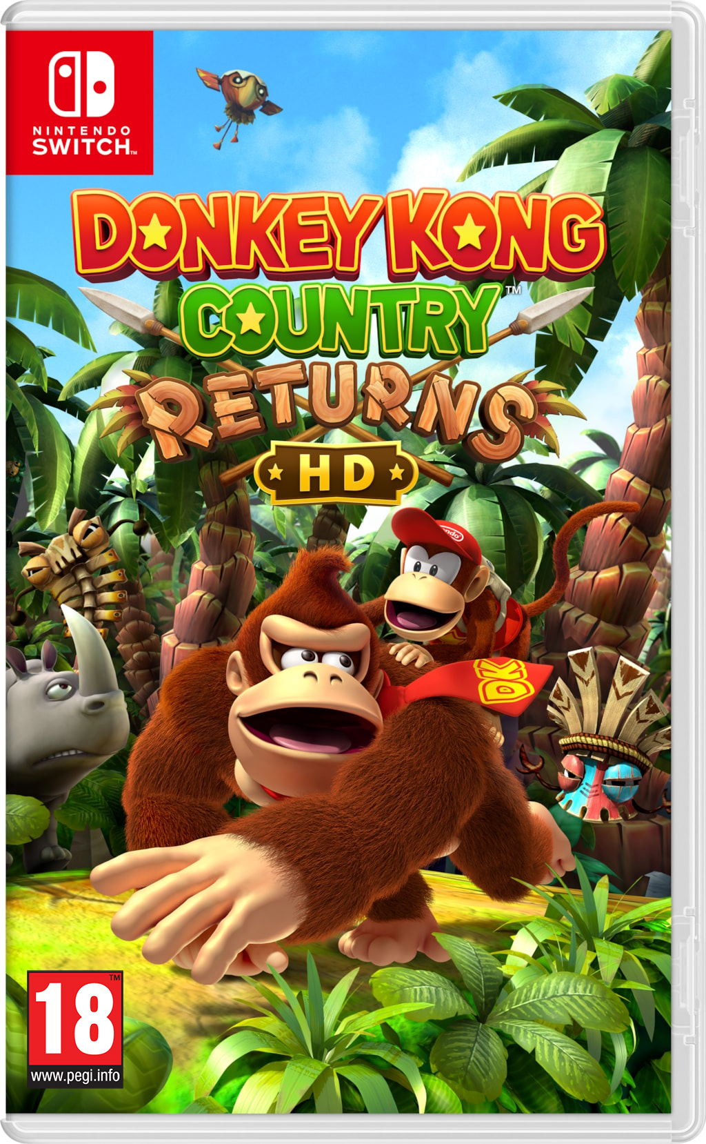Nintendo Donkey Kong Country Returns HD (Switch) Standard Flersproget Nintendo Switch