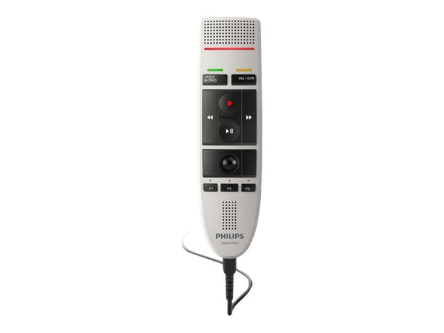 Philips SpeechMike USB LFH3200 Højttalermikrofon Kablet Sort Grå