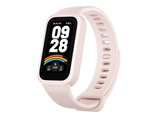 Xiaomi Smart Band 9 Active - Aktivitetssporer med rem - TPU - håndledsstørrelse: 135-215 mm - display 1.47 - Bluetooth - 16.5 g - pink