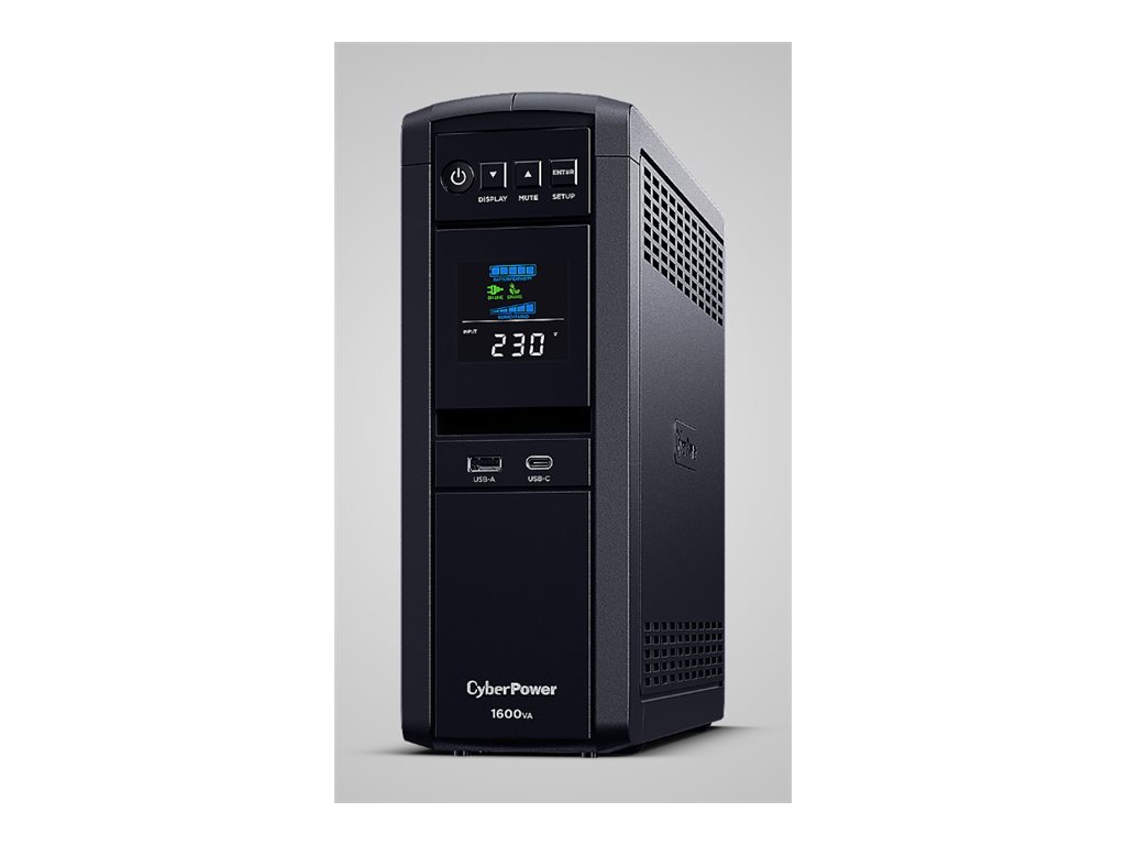 CyberPower Advanced PFC Sinewave Tower Series CP1600EIPFCLCD UPS 1000Watt 1600VA