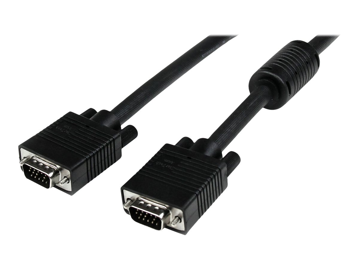 StarTech.com 2m Coax High Resolution Monitor VGA Video Cable HD15 M/M VGA-kabel 2m Sort