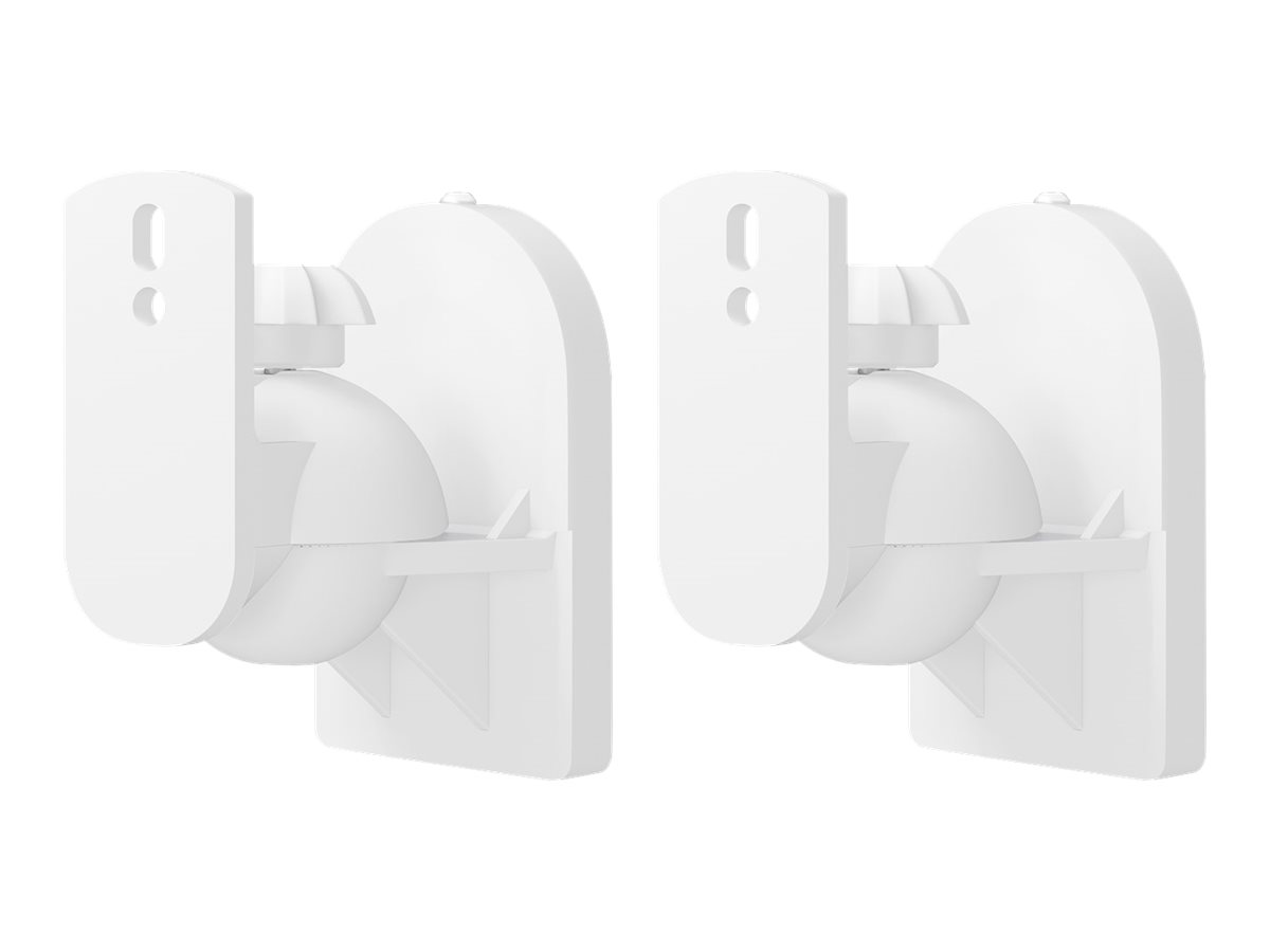 Goobay Högtalarfästning universal universalhögtalarhållare för väggmontering, (svängbart och lutat) för högtalare upp till max. 3,5 kg, svart