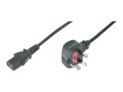 ASSMANN Strøm IEC 60320 C13 Effekt BS 1363 (male) Sort 1.8m Strømkabel