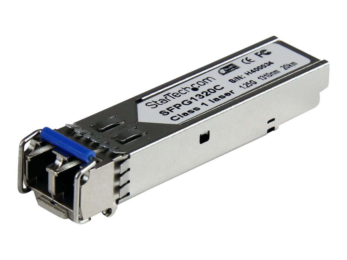StarTech.com Cisco GLC-LH-SMD Compatible SFP Module - 1000BASE-LH - 1GE SFP 1GbE Single Mode Fiber SMF Optic Transceiver SFP (mini-GBIC) transceiver