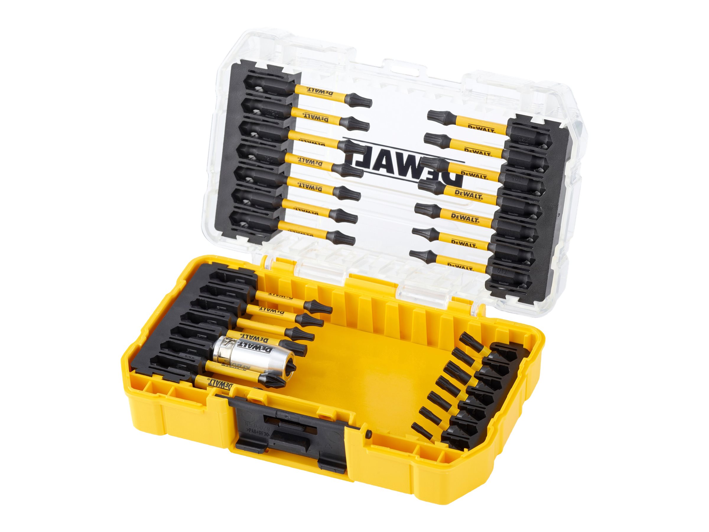 DeWALT Extreme FLEXTORQ DT70734T-QZ - Skruetrækkerbitsæt - 29 stykker - torx, phillips, pozidriv, torx sikkerhed - længde: 25 mm, 57 mm