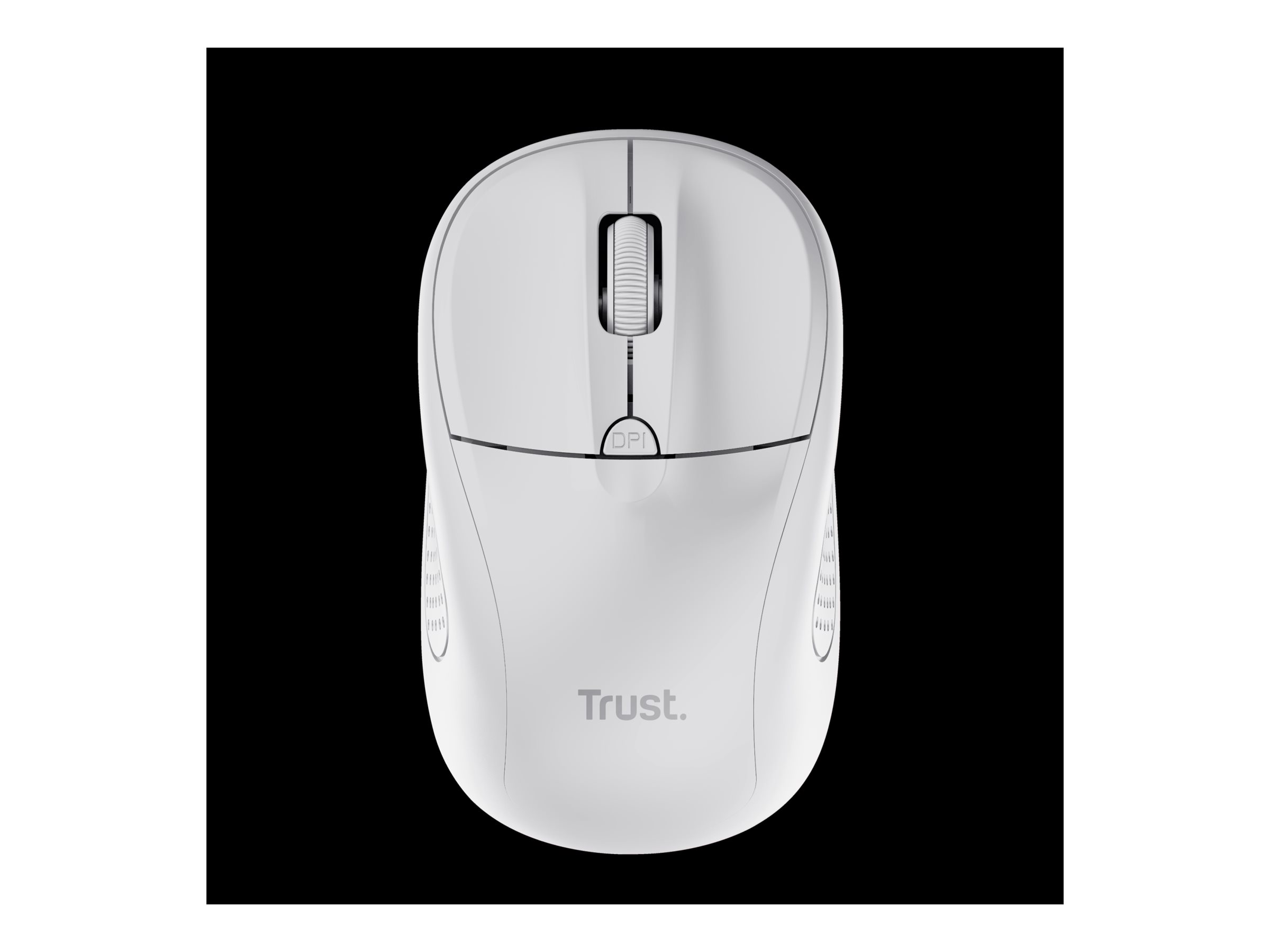 Trust Primo - 2.4 GHz - matt white - Mus - Optisk - 4 knapper - Hvid