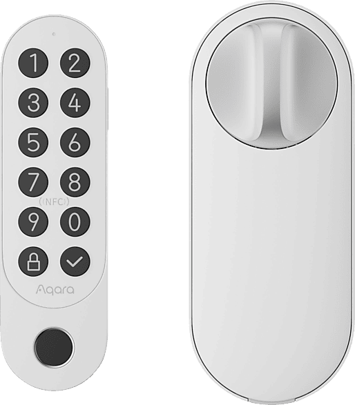 Aqara U200 EL-D02D-W Dørlås Mekanisk Smartphone-app Nøgleskilt Nøgle Kombination Nøglekort Biometrisk