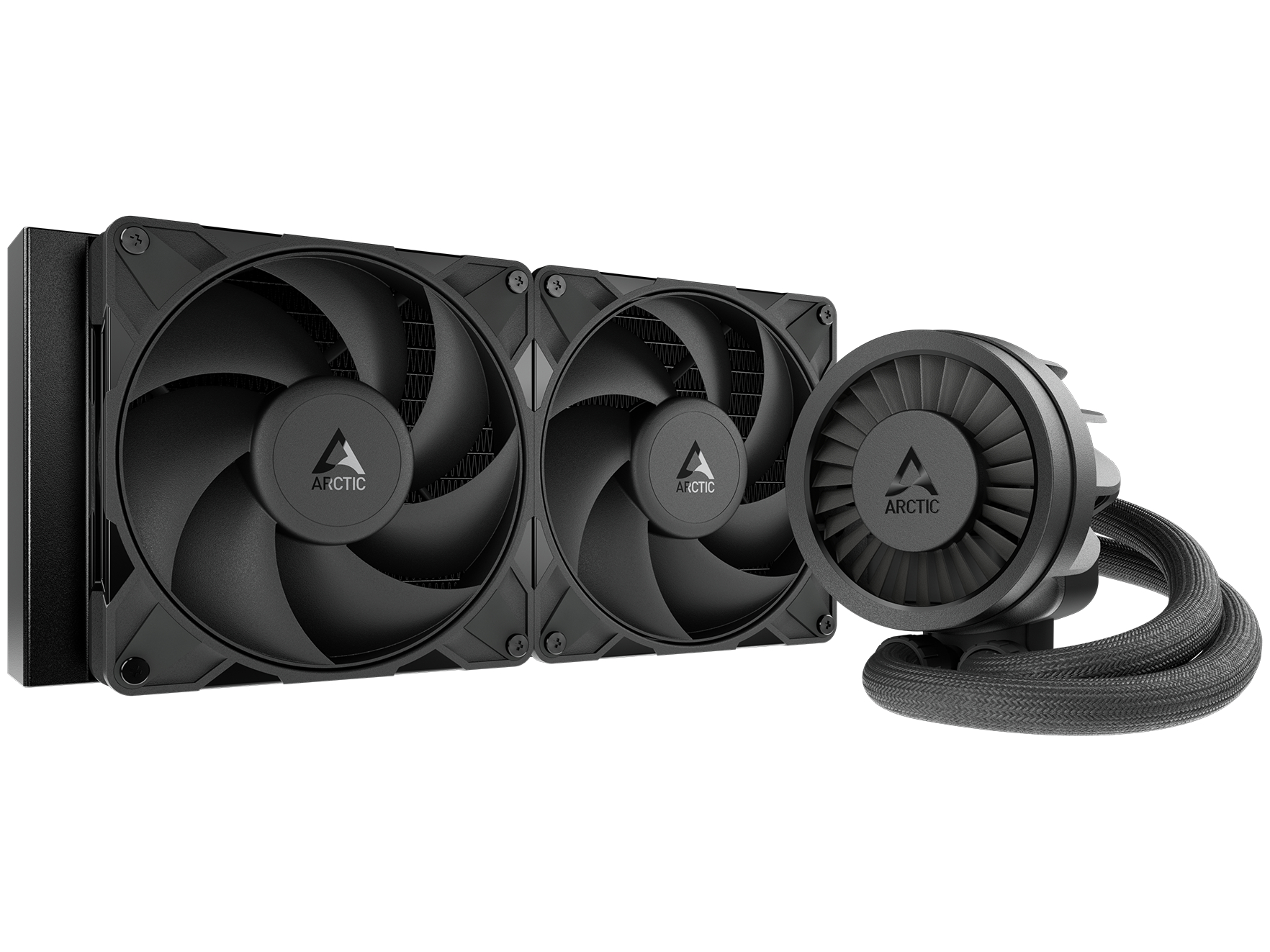 ARCTIC Liquid Freezer III Pro 280 - Processors flydende kølesystem - Radiatorstørrelse: 280 mm - (for: AM5, AM4, LGA1700, LGA1851) - copper base with skiving fins - 140 mm - sort