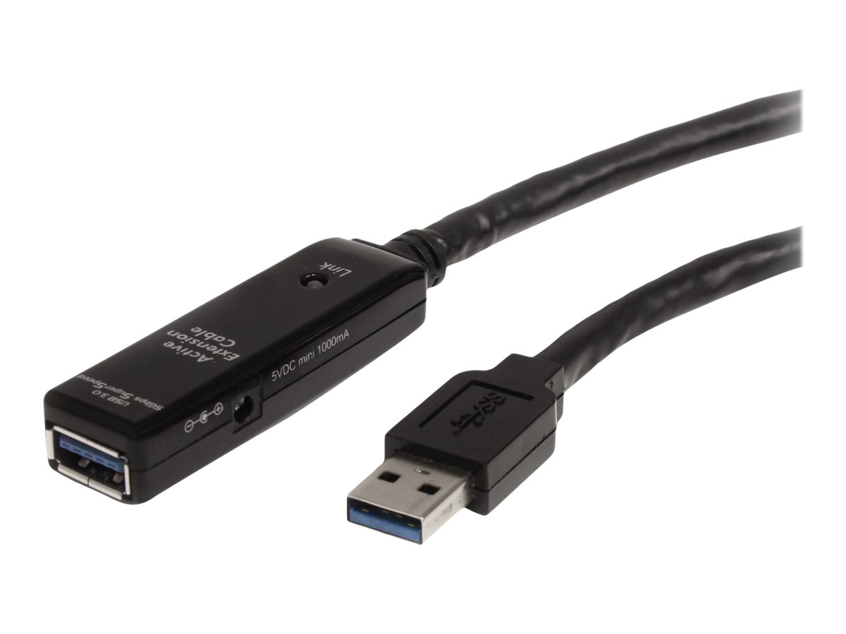 USB-kabel StarTech USB 3.0 forlænger 3 m - USB-A han til USB-A hun - sort